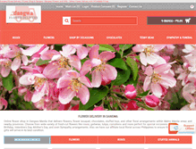 Tablet Screenshot of dangwaflowerdelivery.com
